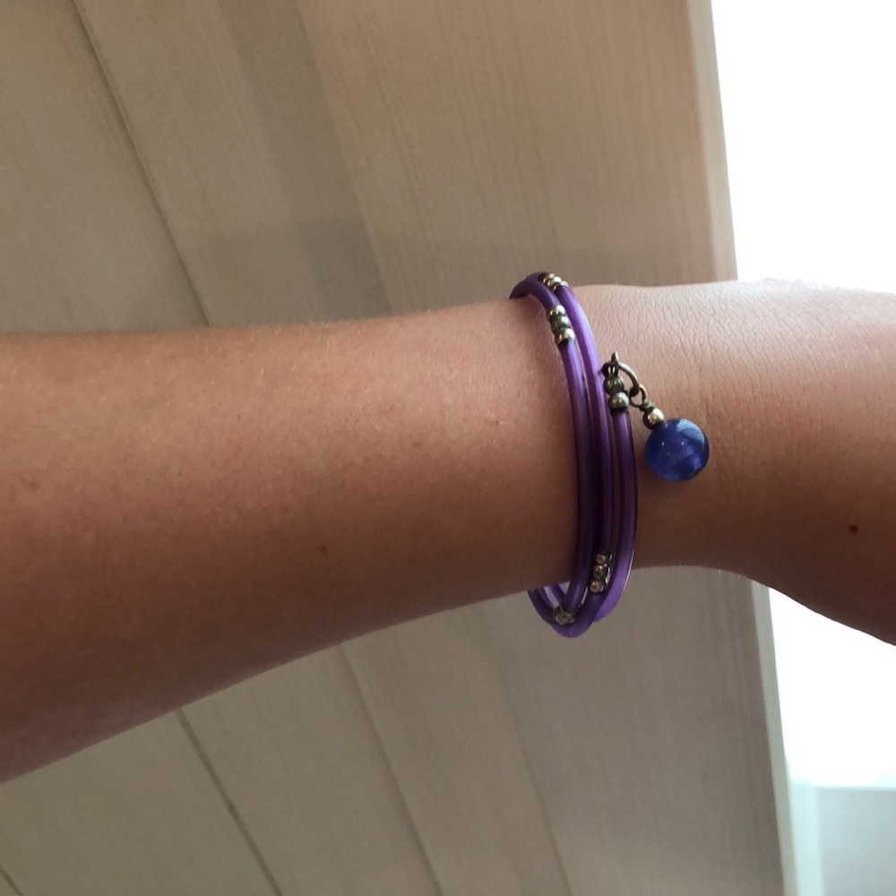 Purple bracelet